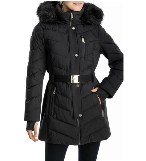 michael kors long winter jacket|Michael Kors winter coats clearance.